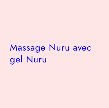 Massage Nuru avec gel Nuru